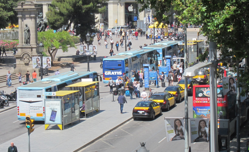 Aerobus, autobusos a l'Aeroport de Barcelona