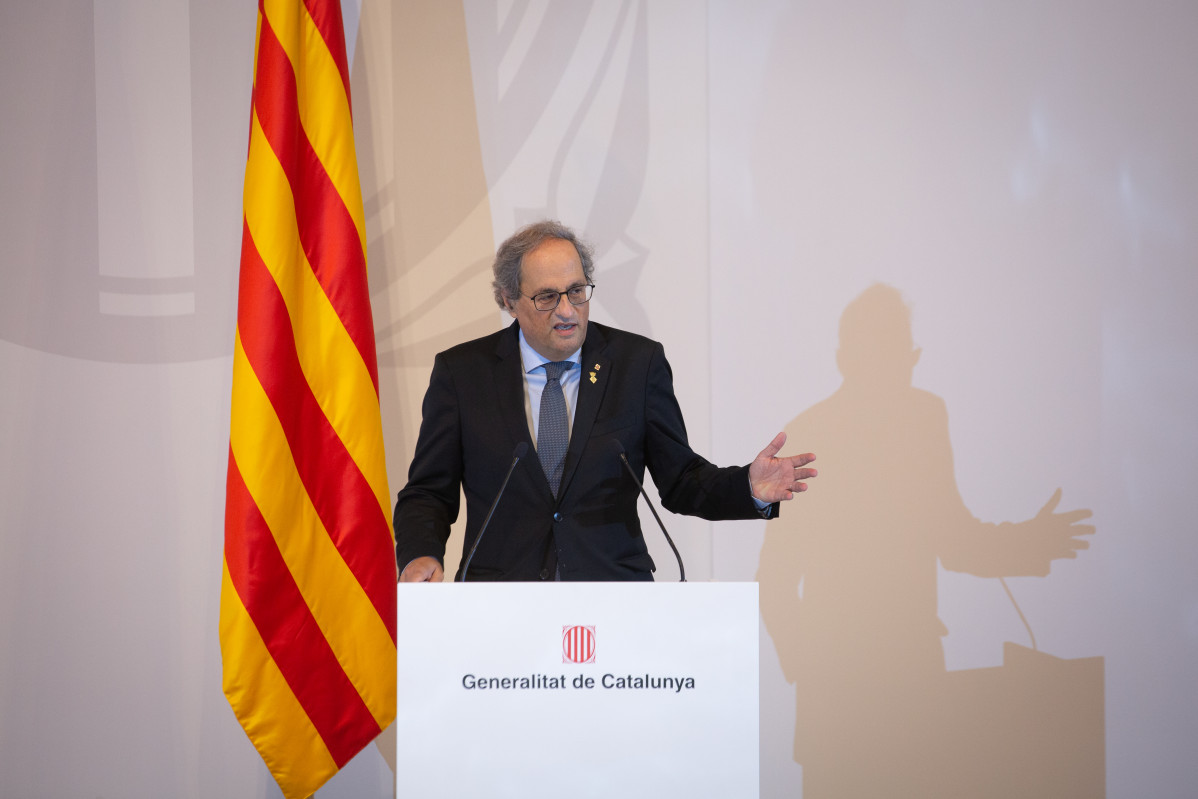 Archivo - El expresidente de la Generalitat, Quim Torra, en una imagen de archivo.