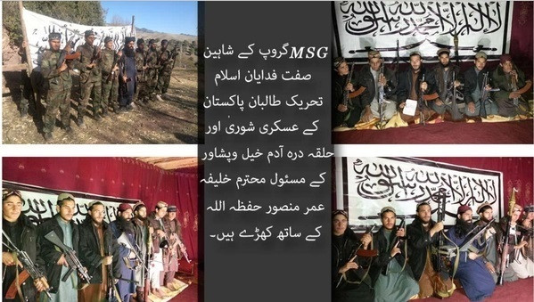 Milicianos talibanes.