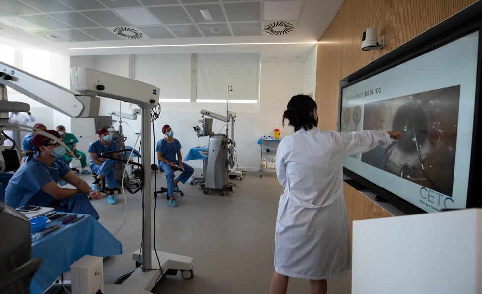 Archivo - El Hospital Clínic inaugura un centro de formación en oftalmología pionero en Europa