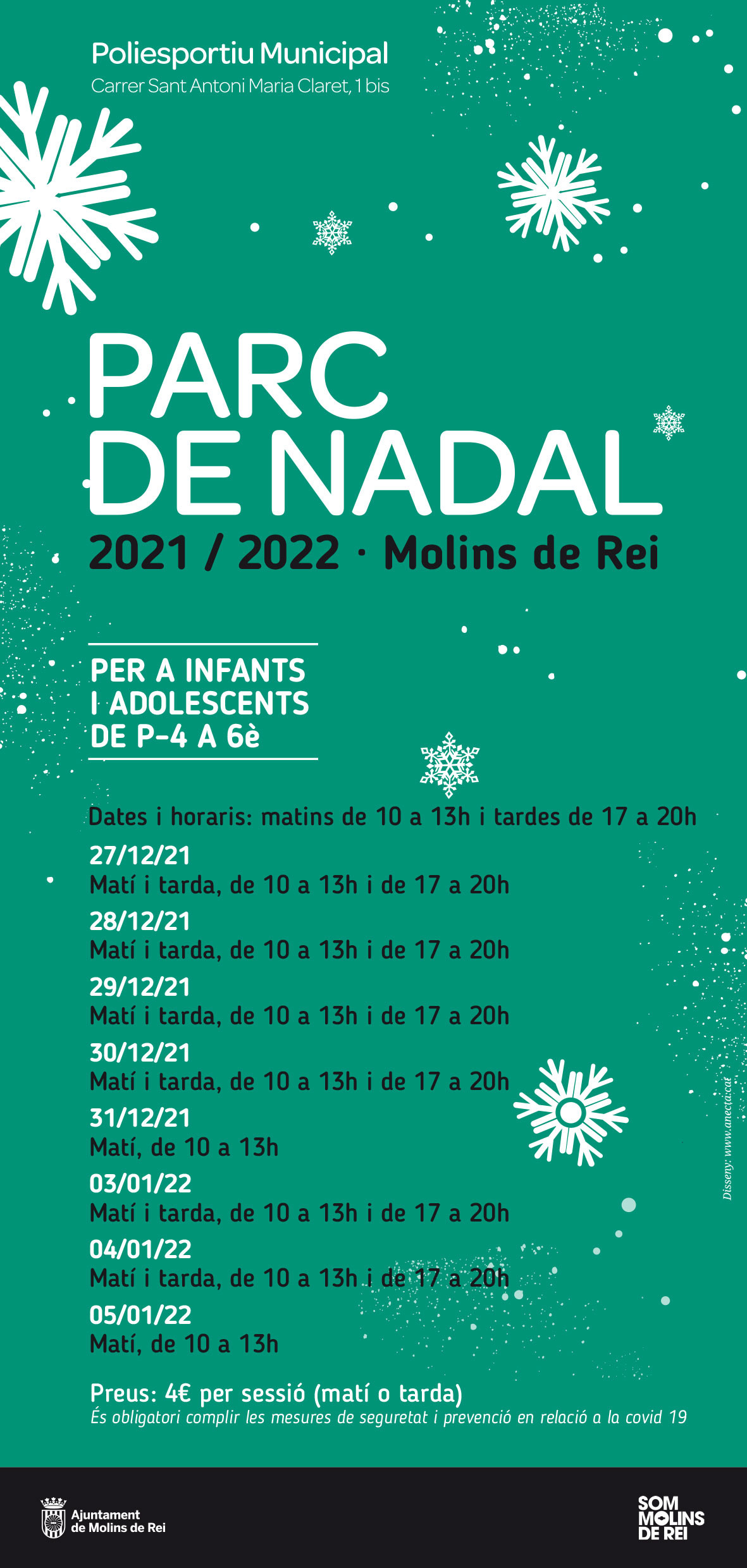 Cartell Parc Nadal 2021 2022 1