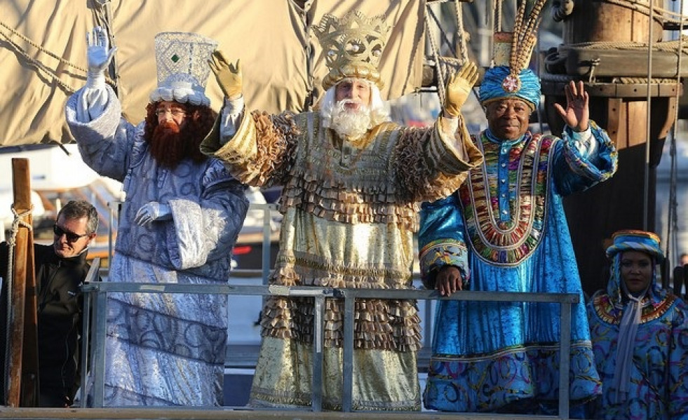 Archivo - Los Reyes Magos de Oriente en la Cabalgata de Barcelona