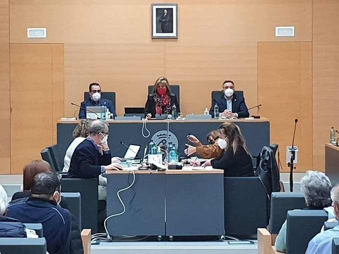 Pleno municipal de L'Hospitalet de Llobregat.