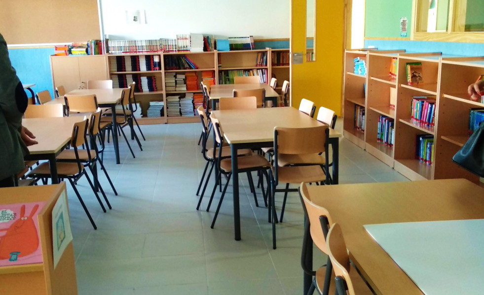 Archivo - Imagen de recurso de un aula de un colegio.