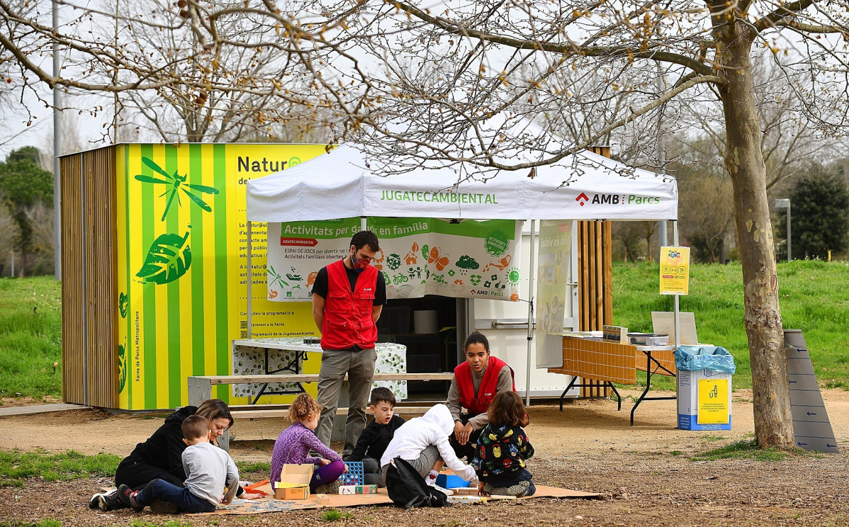 Una 'Naturaula' del AMB de actividades de sensibilización ambiental para familias y escuelas