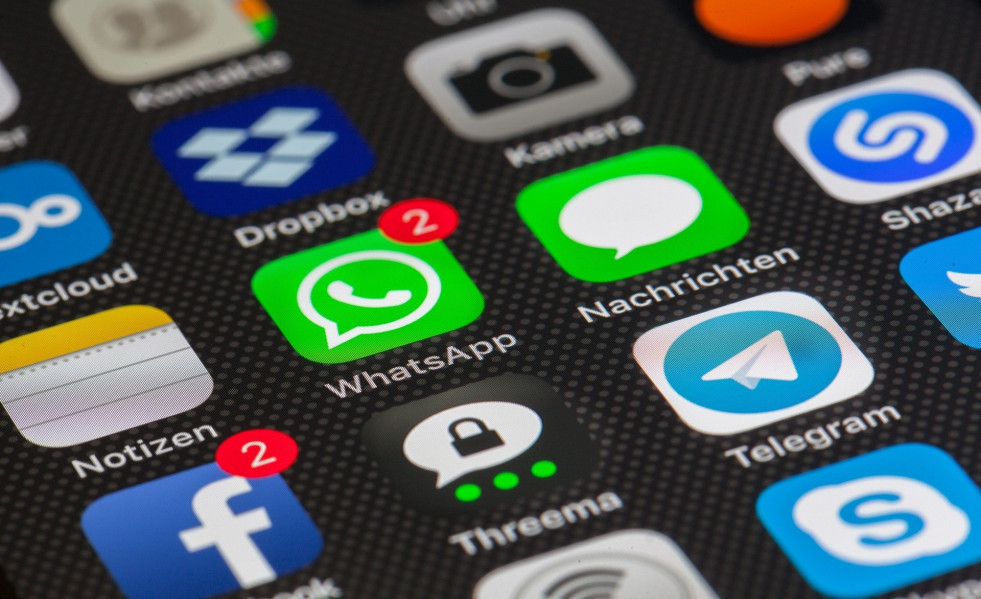 Aplicaciones de un teléfono móvil
