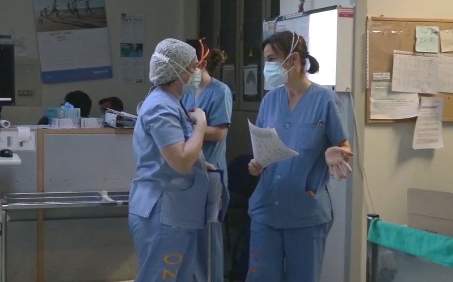 Enfermeras en una imagen de archivo