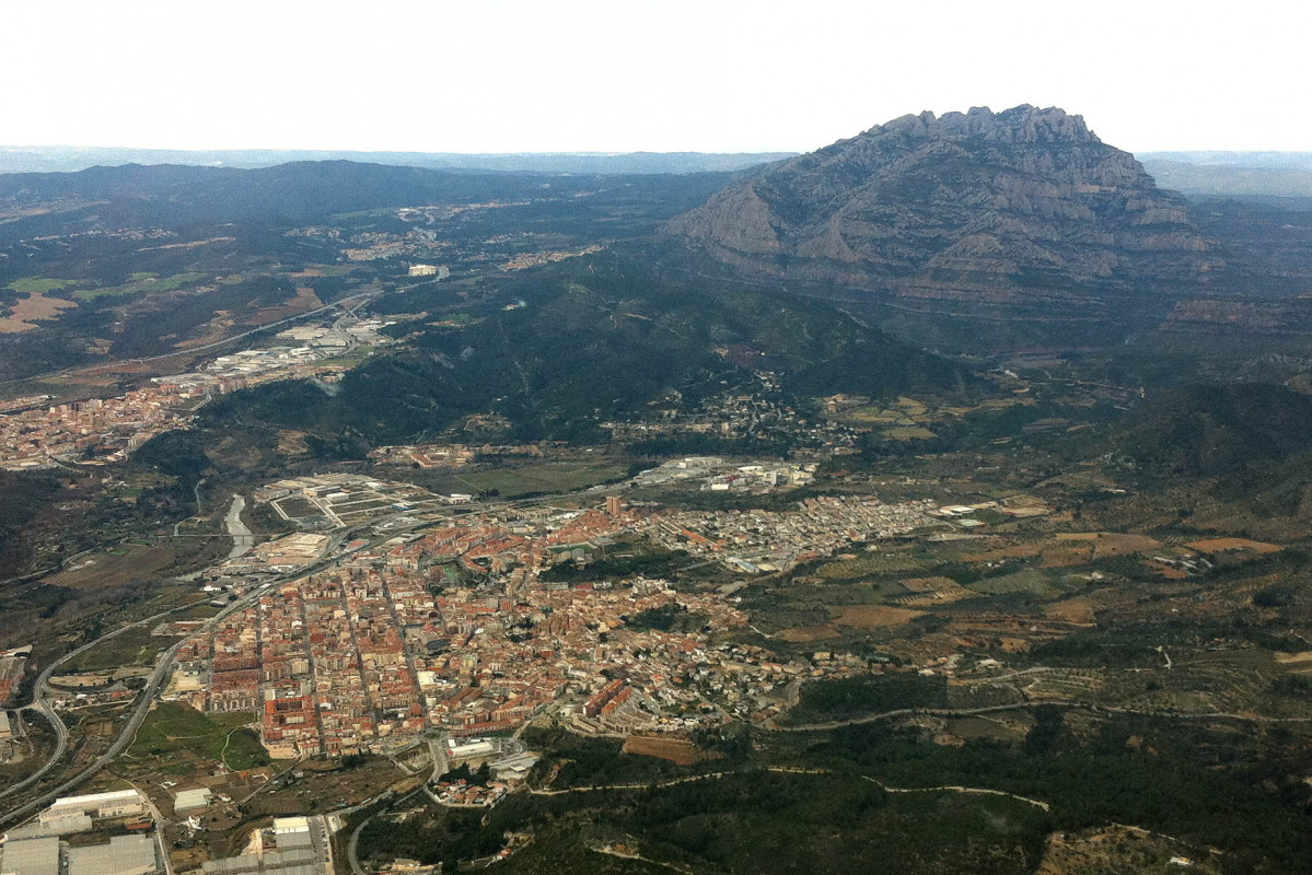 Olesa de Montserrat (vista au00e8ria)