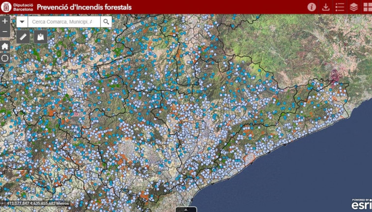 La Diputación de Barcelona publica nuevos datos en abierto para prevenir incendios