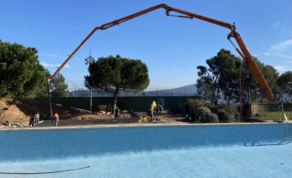 Construccio piscina estiu