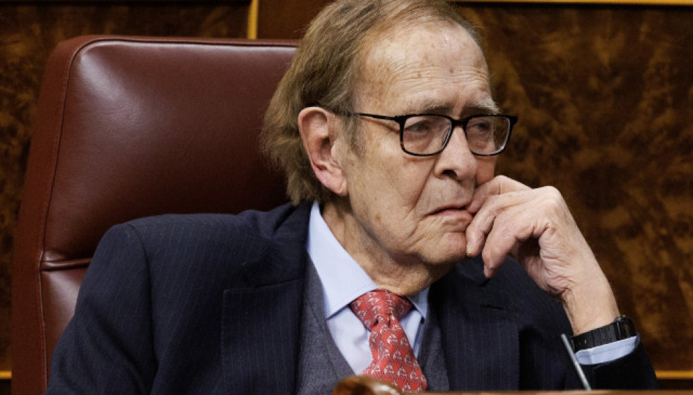 EuropaPress 5073396 candidato mocion censura profesor economista ramon tamames segunda sesion