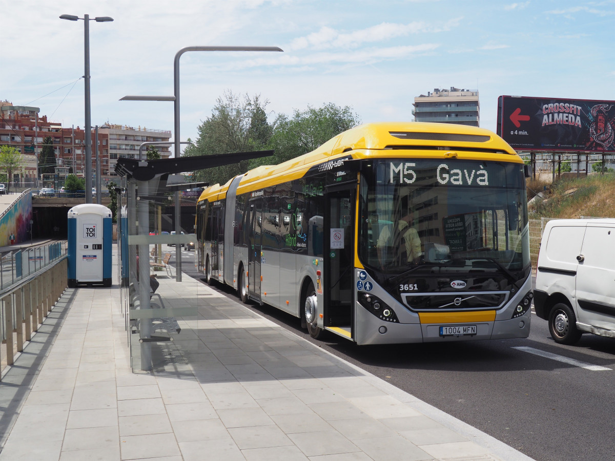 Autobús de la línea de Metrobús M5