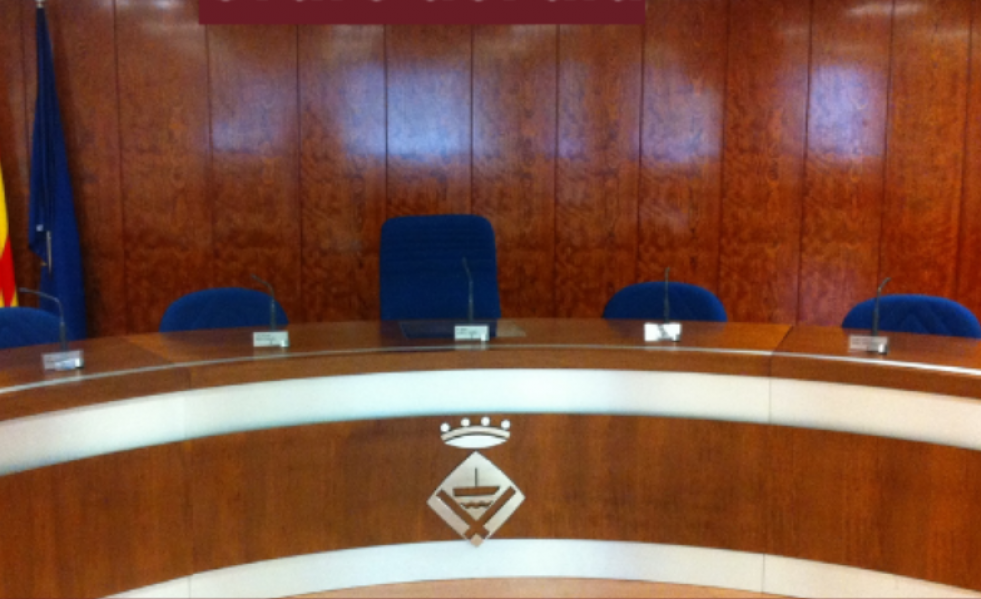 Fotografía de la Sala de Plenos de Sant Andreu de la Barca @Vilapress