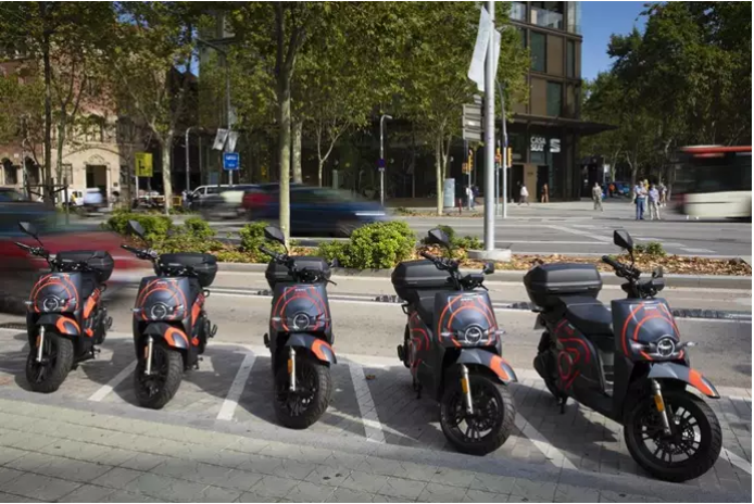 Moto compartida
