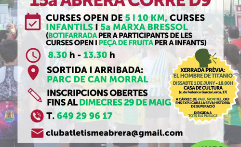 Abrera programa correr