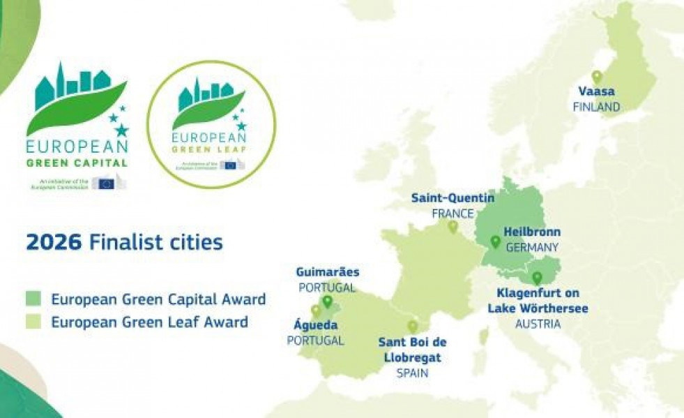 Mapa de las ciudades europeas finalistas