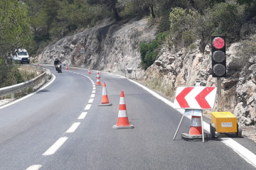 Obres talussos carretera Olesa