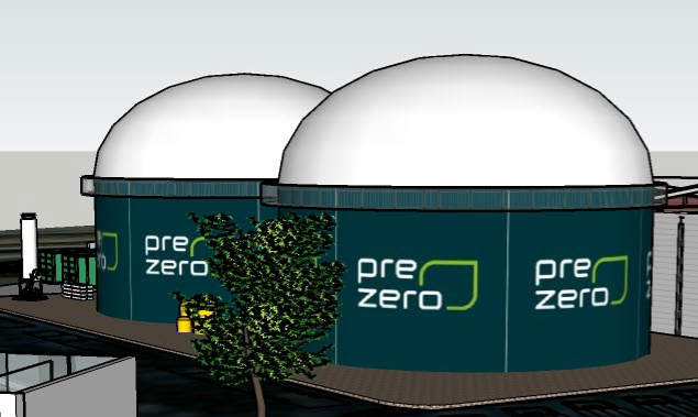 Planta biogas bio energy factory prezero