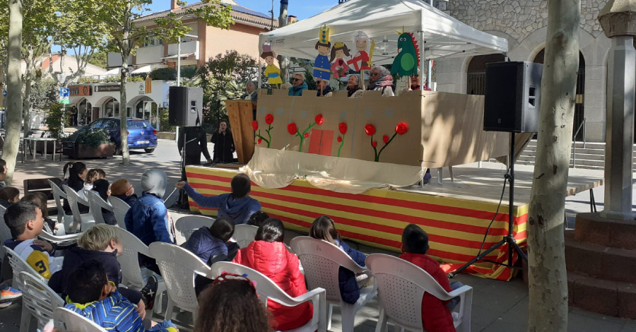 Begues se prepara para la Diada de Sant Jordi