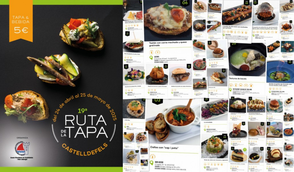 La 19.ª edición de la Ruta de la Tapa de Castelldefels, ¡ya está aquí!