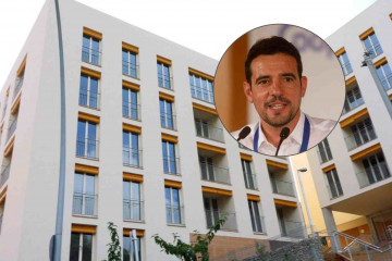 Vivienda en Castelldefels; el alcalde de Castelldefels, Manuel Reyes   CANVA