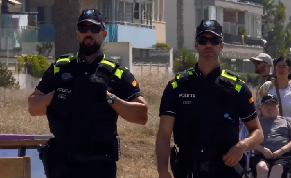 Captura del video promocionado en Instagram de la Policía Local @Policia Local