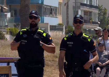 Captura del video promocionado en Instagram de la Policu00eda Local @Policia Local