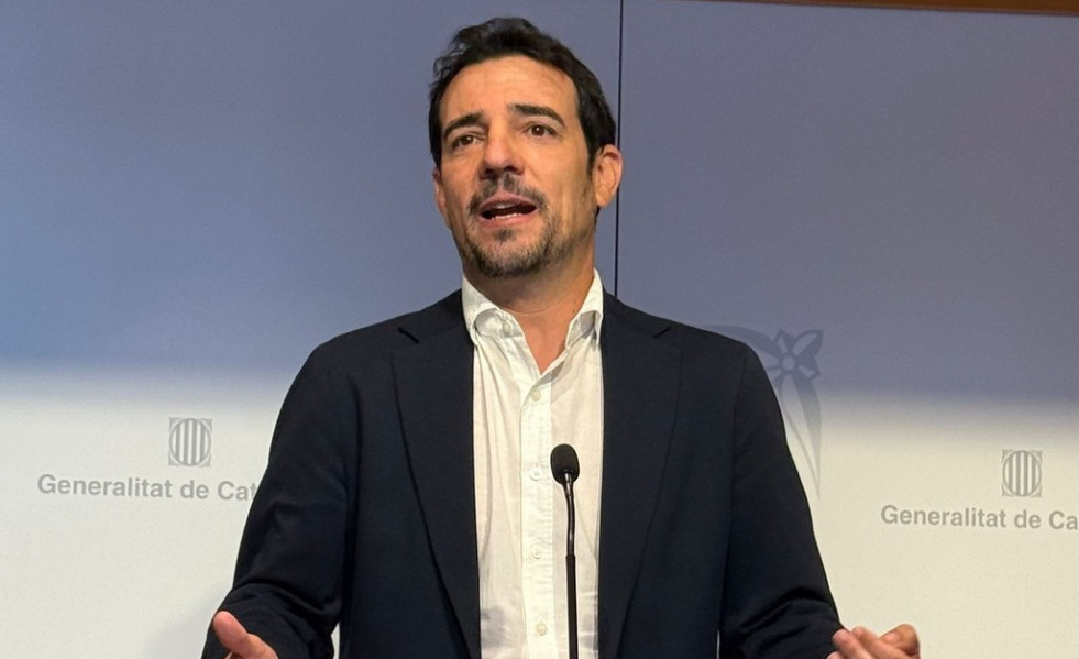 Manu Reyes, alcalde de Castelldefels en rueda de prensa @Aj Castelldefels