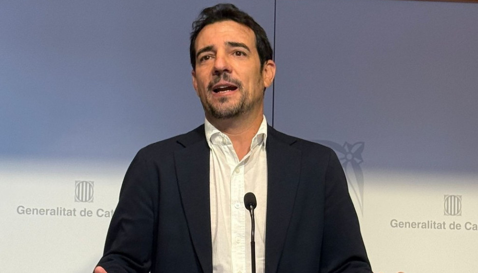 Manu Reyes, alcalde de Castelldefels en rueda de prensa @Aj Castelldefels