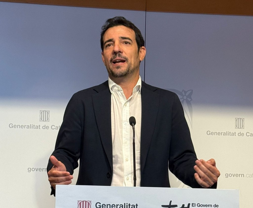 Manu Reyes, alcalde de Castelldefels en rueda de prensa @Aj Castelldefels