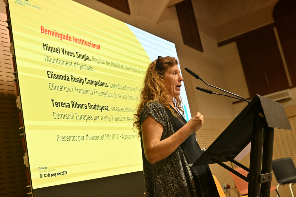 Elisenda Realp ha donat la benvinguda a les jornades