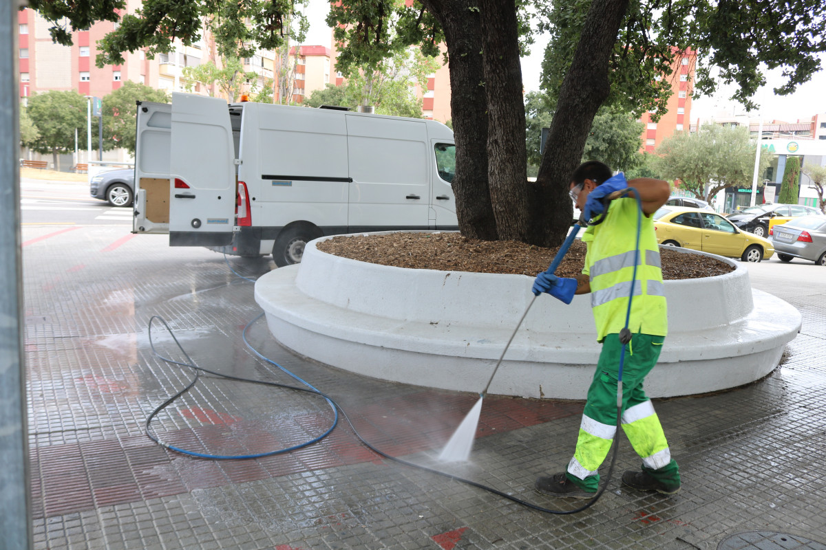 Limpieza a presiu00f3n Sant Andreu