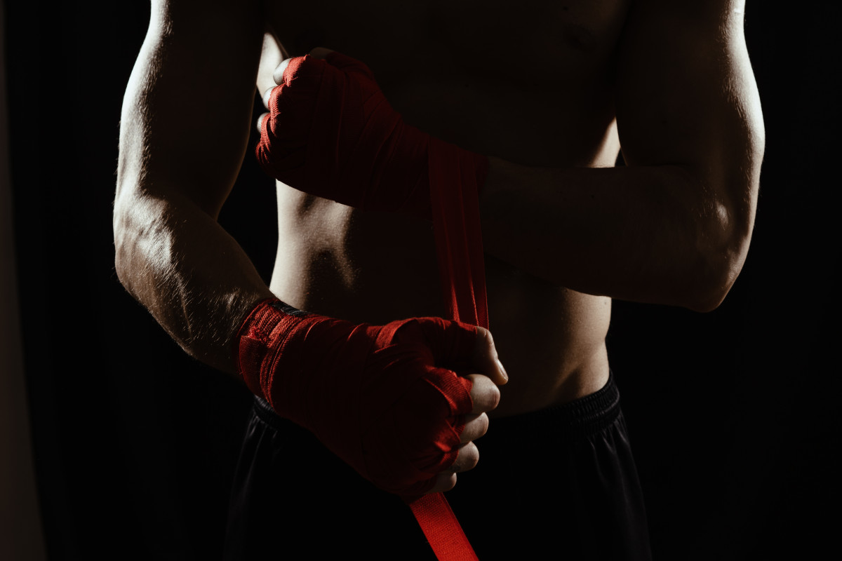 Cerrar boxer vendarse las manos