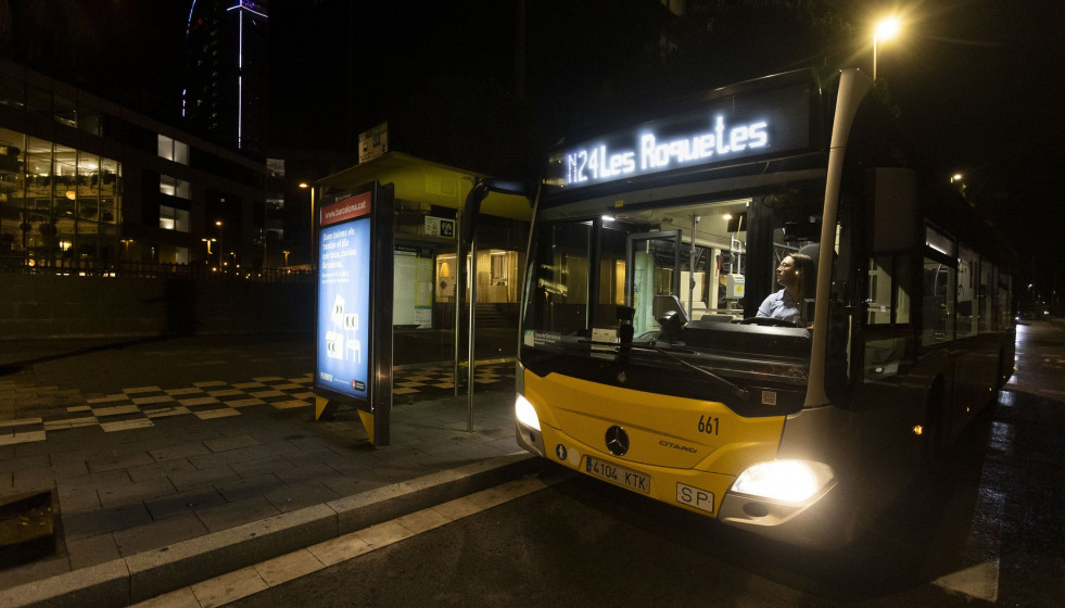 Nitbus del Área Metropolitana de Barcelona (AMB)