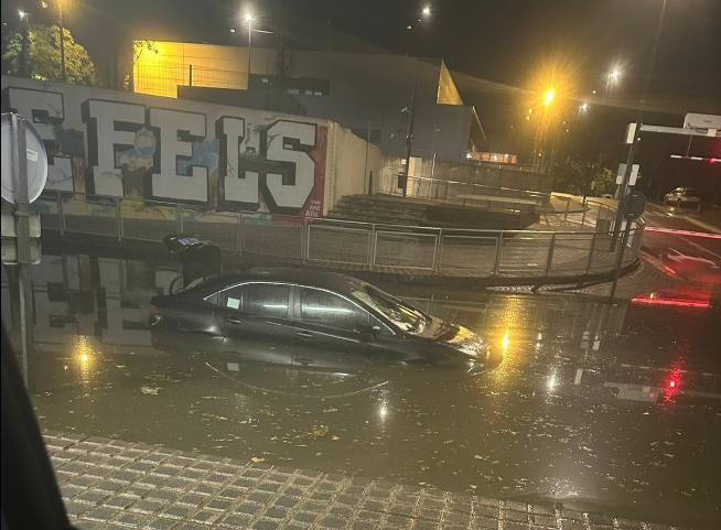 Castefa inundacion