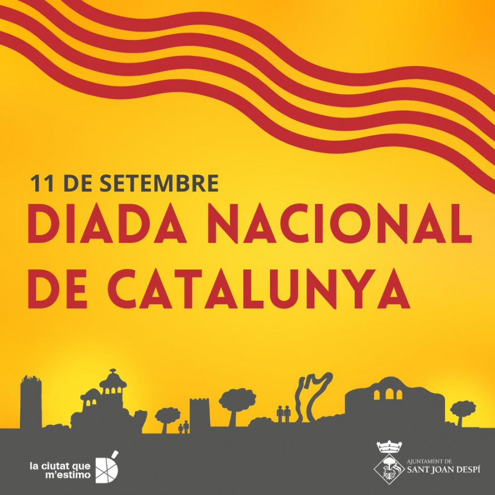 Diada Nacional de Catalunya en Sant Joan Despí: horarios y actos