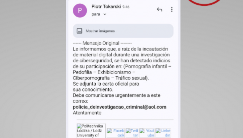 Mail Fraudulento