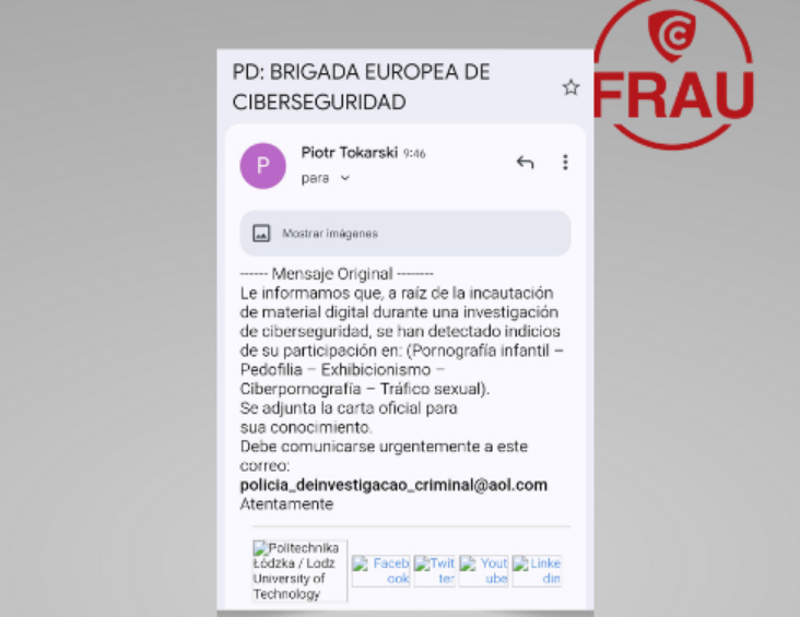 ¡Alerta! Los Mossos alertan de un nuevo correo fraudulento sobre delitos sexuales