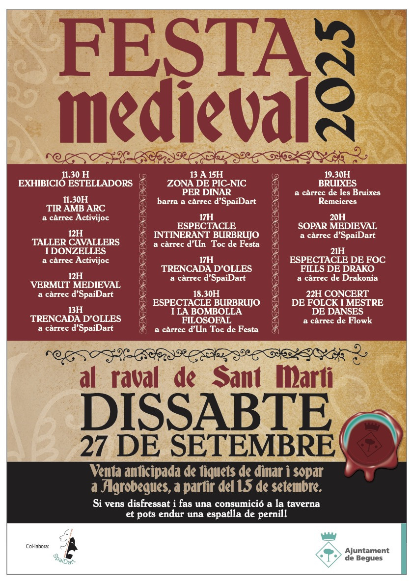 Festa medieval setembre 2025