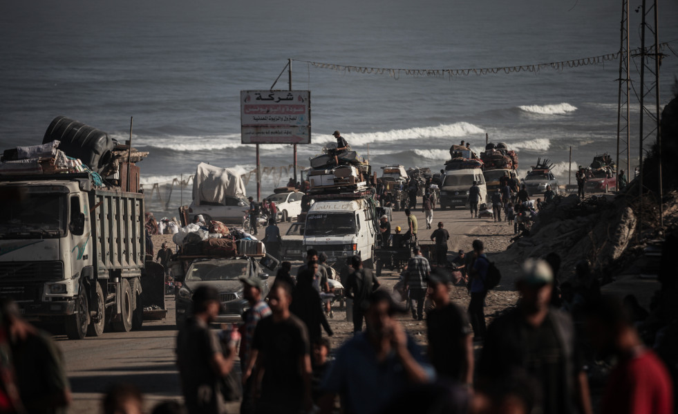 EuropaPress 6968668 20 september 2025 palestinian territories nusairat displaced palestinians