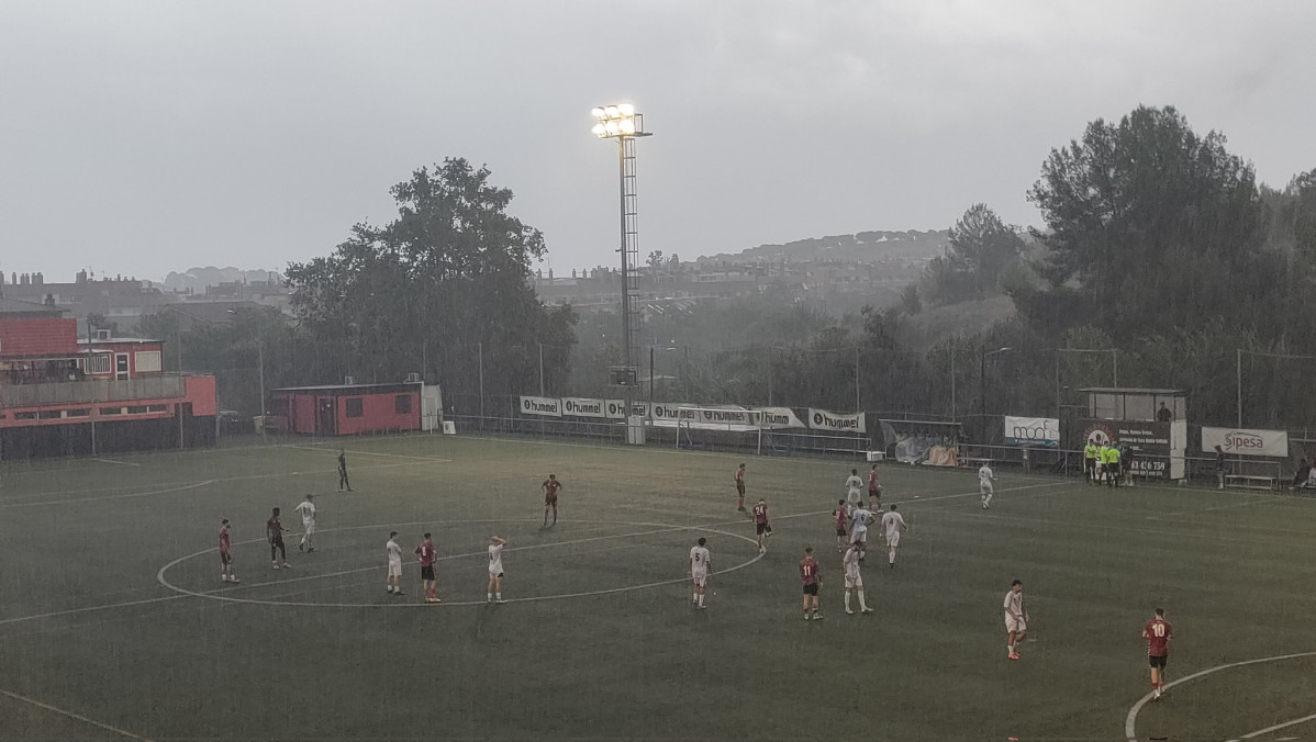 Futbol lluvia