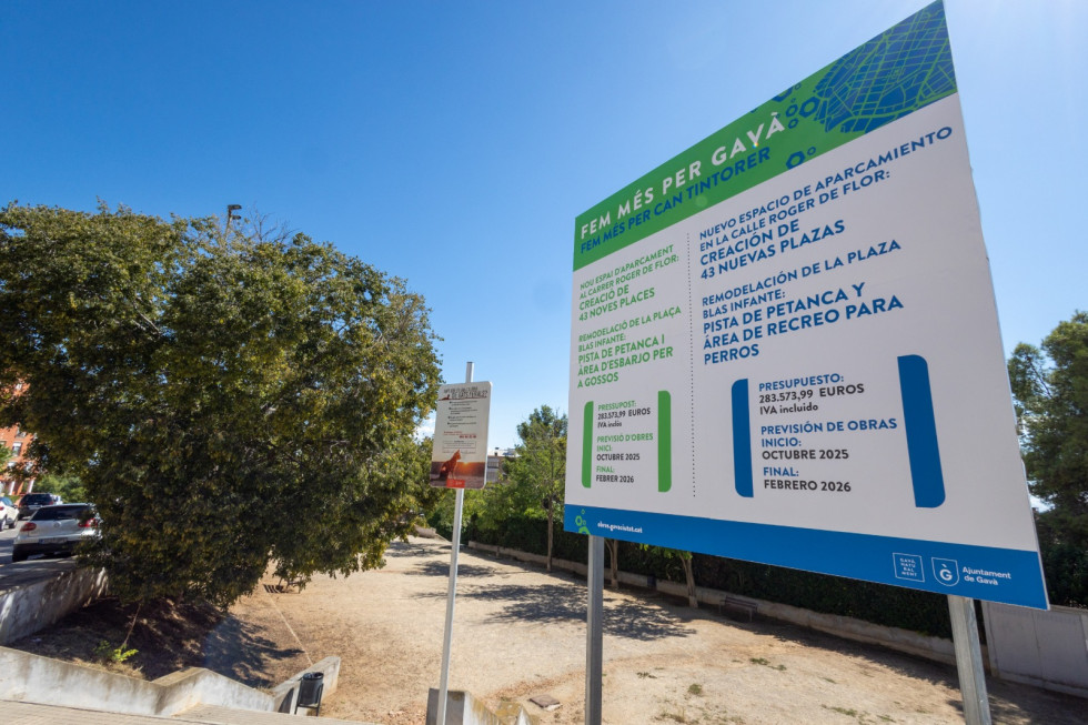 Gavà amplía las plazas de aparcamiento gratuito en los barrios del norte de la ciudad