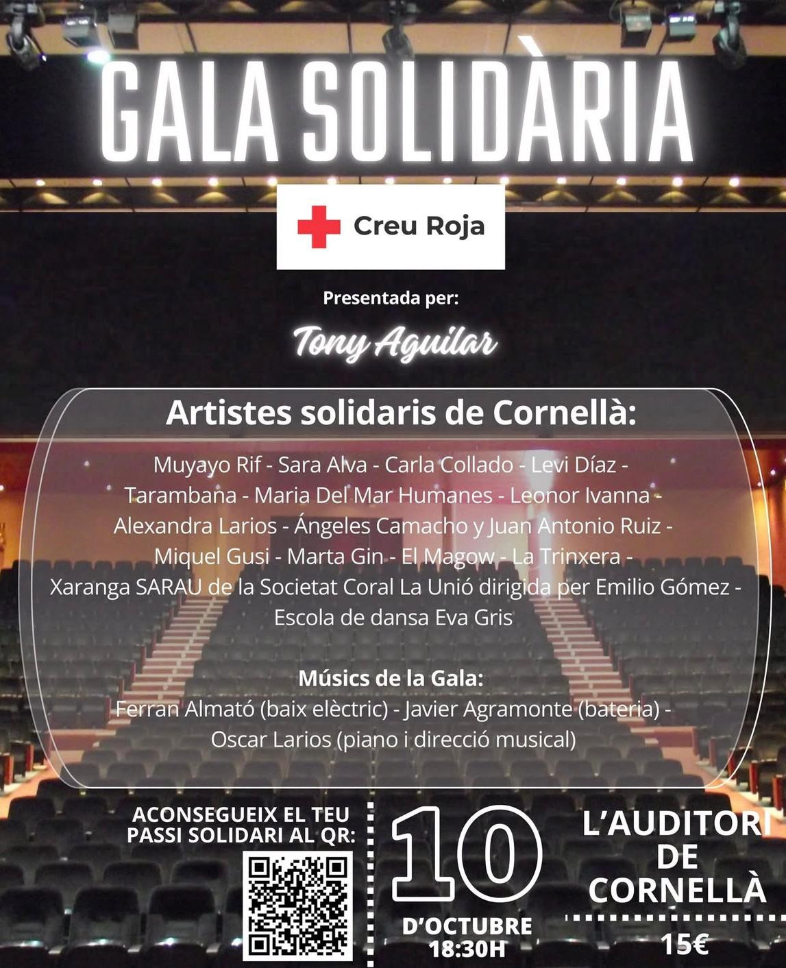 Cartell de creu roja cornella 1