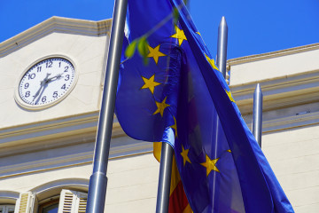 Façana Ajuntament Bandera Europa