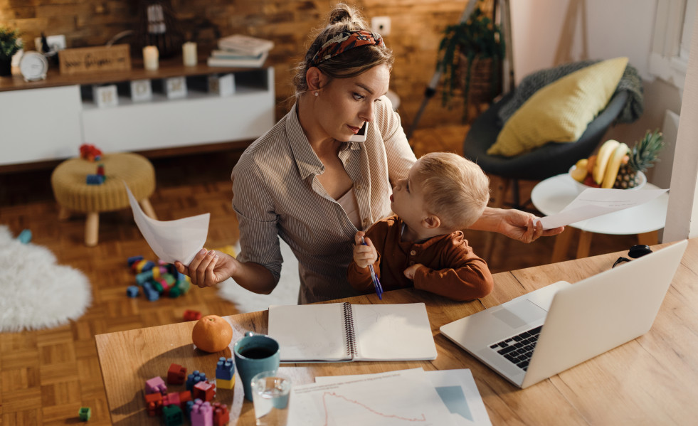 Lo siento carino pero mami tiene mucho trabajo hoy