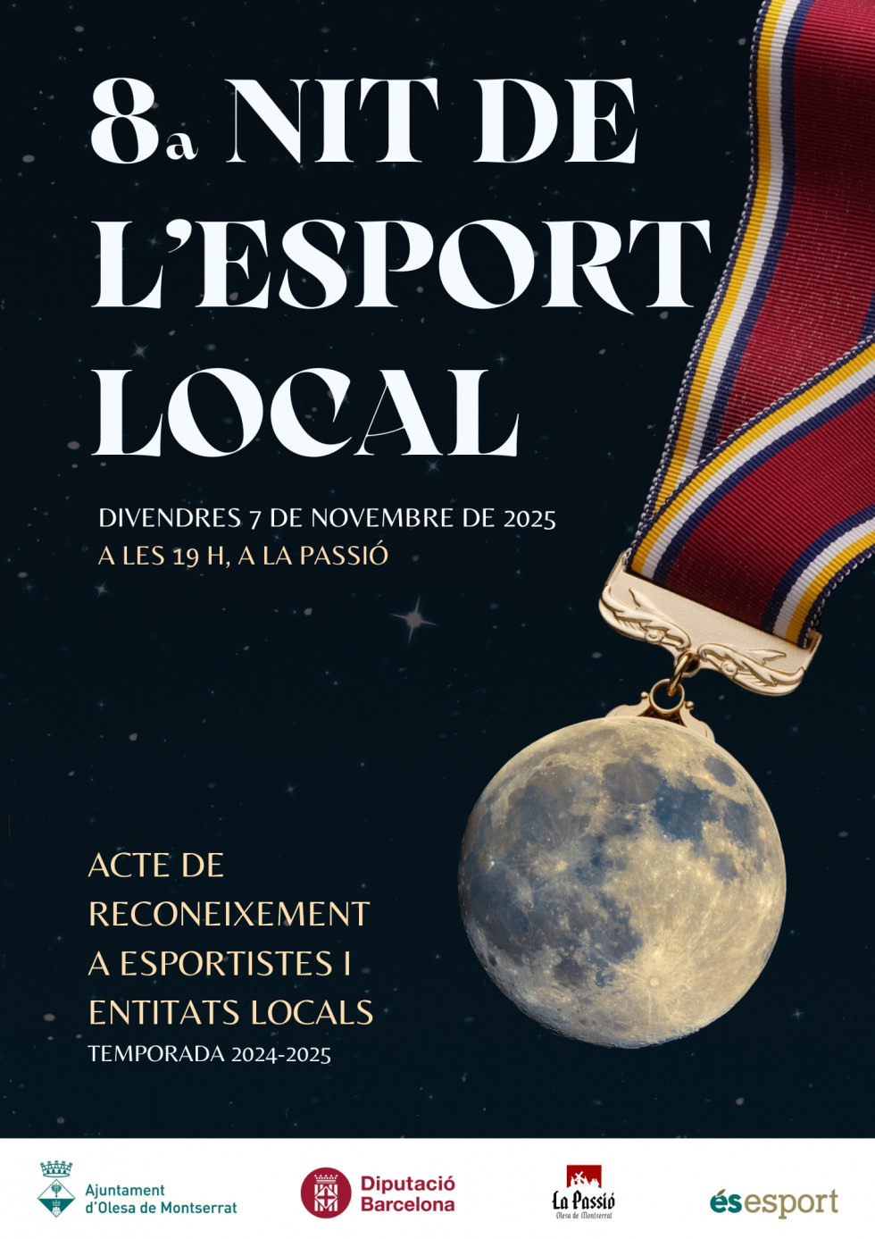 ¡Última llamada! El plazo para presentar candidaturas a la Nit de l’Esport Local de Olesa finaliza el 19 de octubre