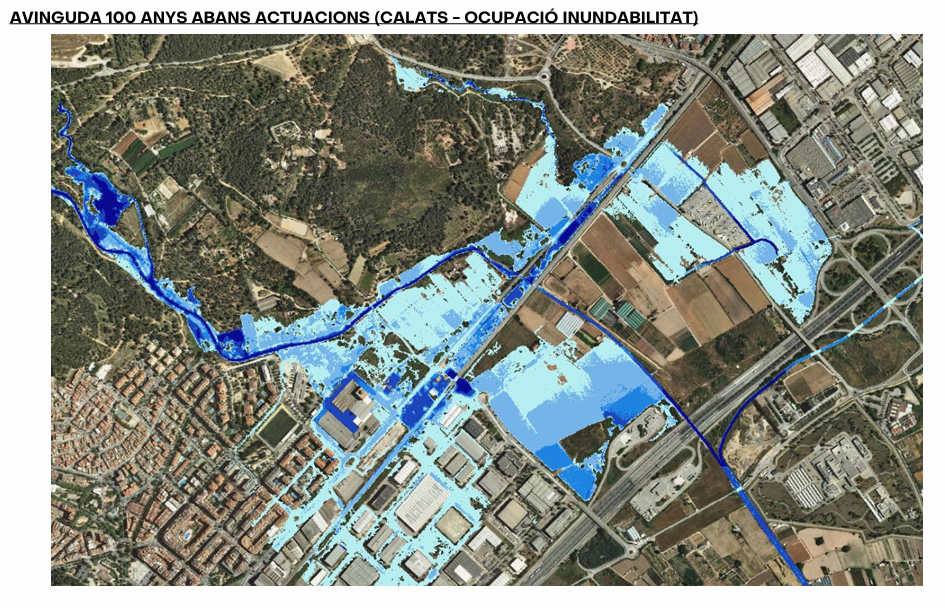 La ACA avala que las obras en las rieras de Gavà reducirán al mínimo el riesgo de inundaciones