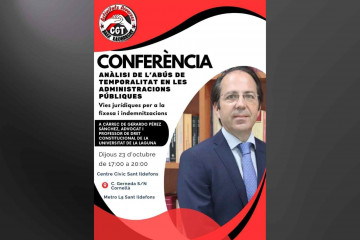 Conferencia CGT en Cornellá