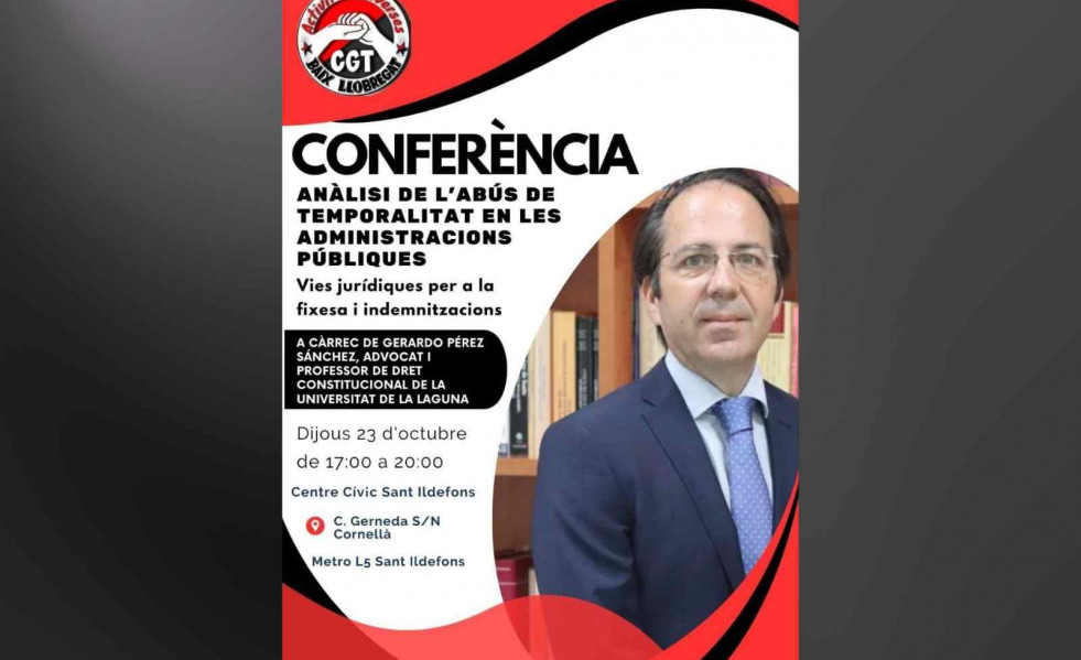 Conferencia CGT en Cornellá