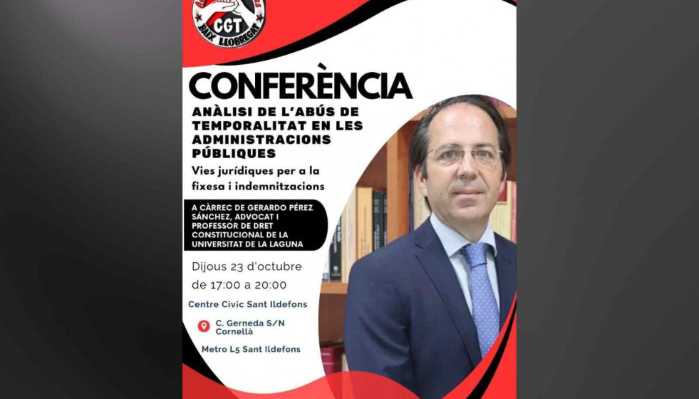 Conferencia CGT en Cornellá